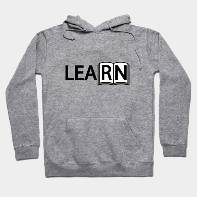 Learn artistic typography design Hoodie by DinaShalash